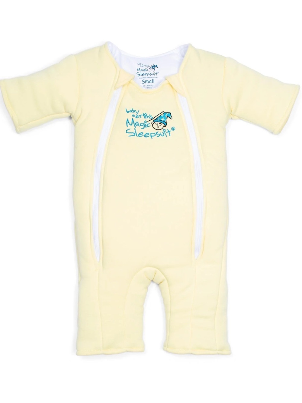 Baby Merlin’s Magic Sleepsuit in Pale Yellow